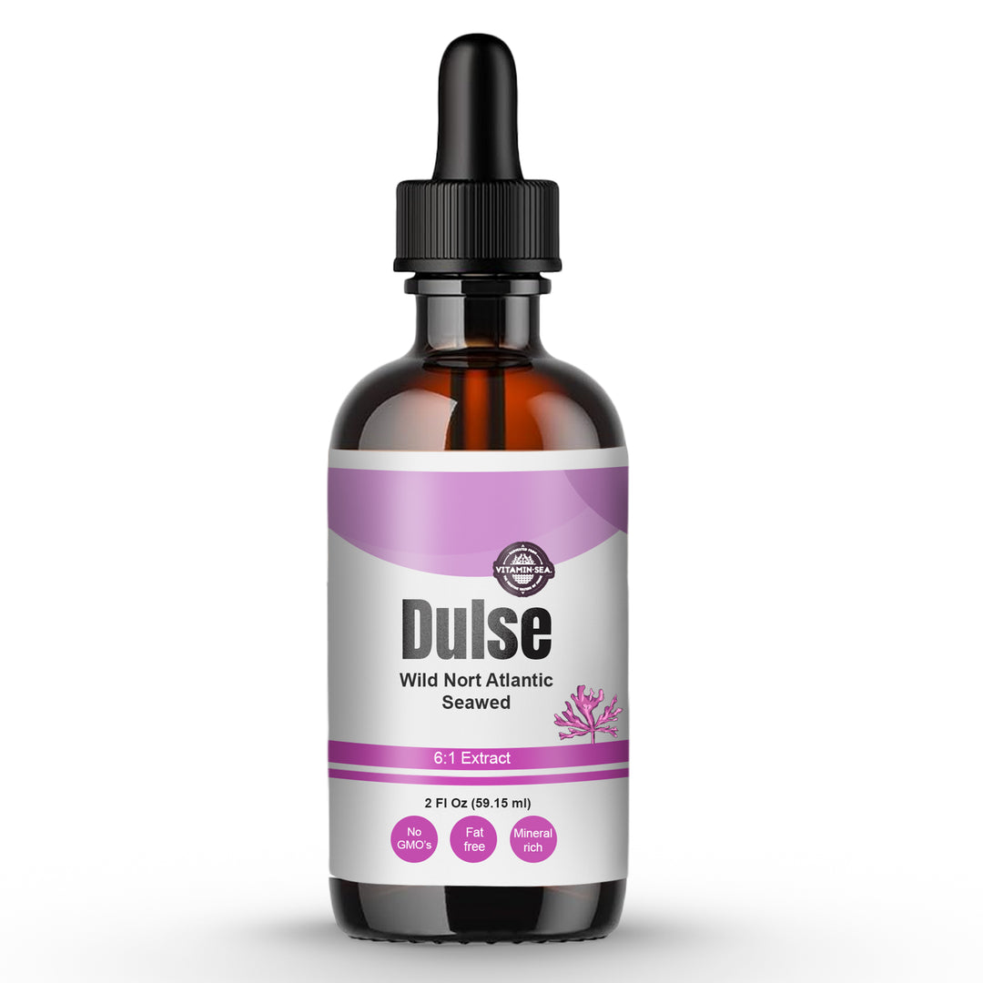 Atlantic Dulse Seaweed Extract Supplements Drops - 60ml (2Fl oz) Pack of 2