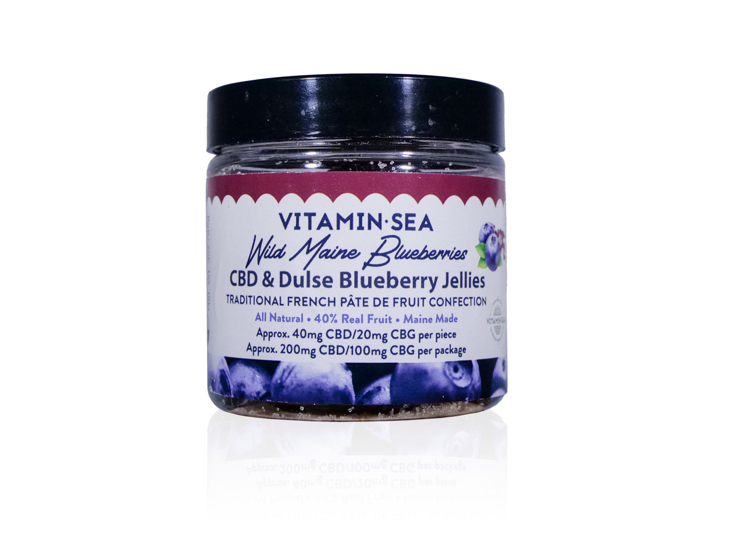 CBD & Dulse Blueberry Jellies