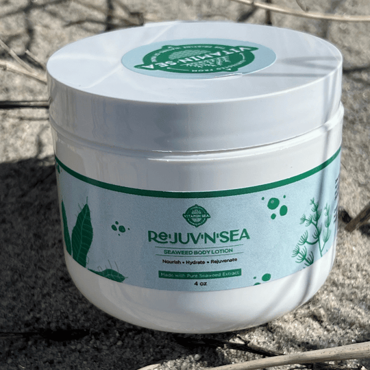 Rejuvensea Seaweed Body Lotion - Triple Blended Seaweed From Maine - 4 zoz